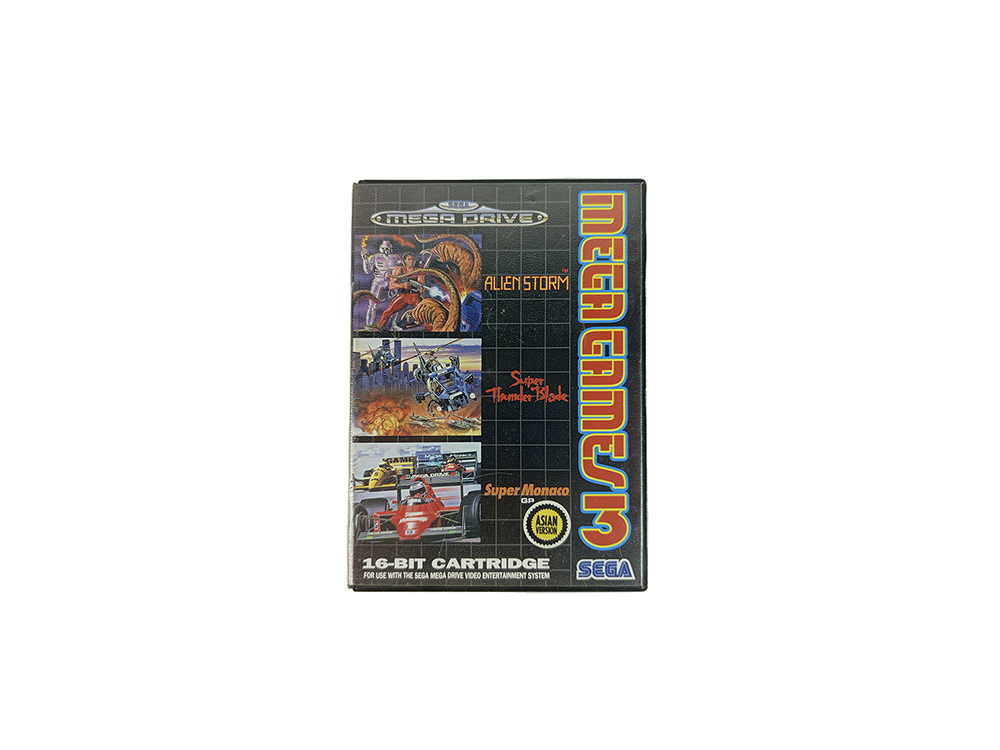 MD MEGA GAMES 1 (3 in 1, ASIAN VER)