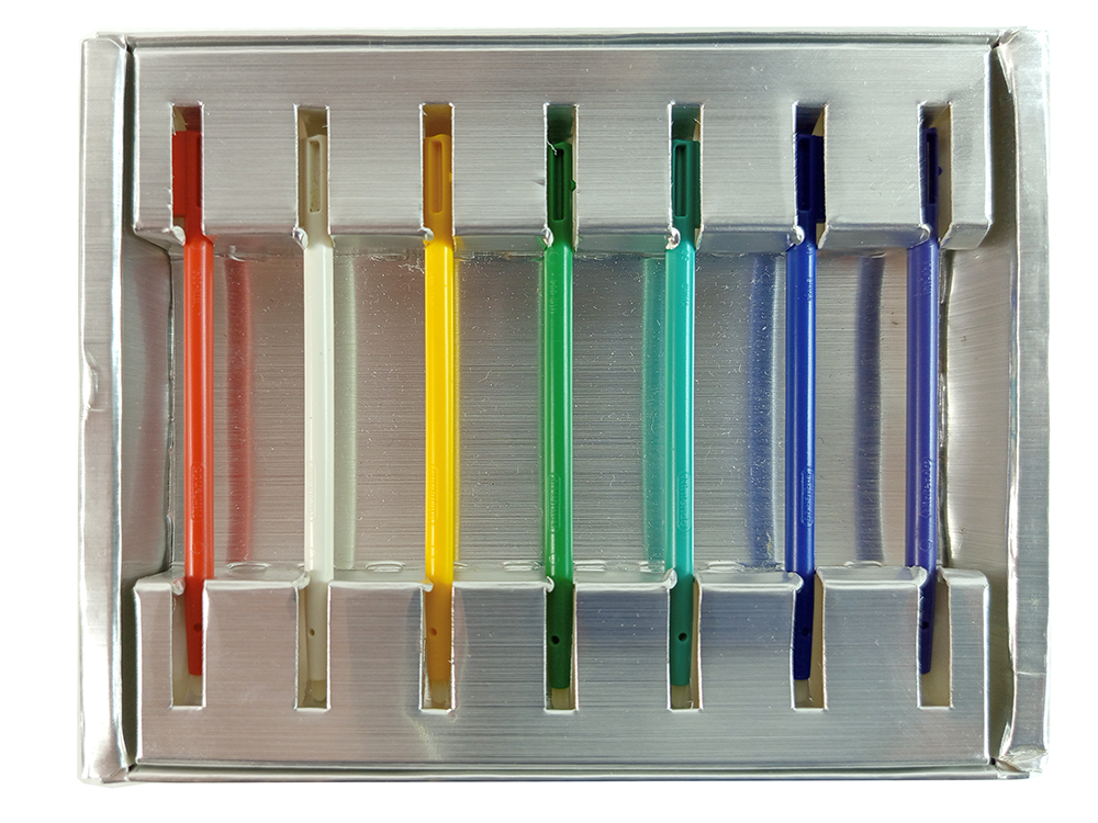 Club Nintendo Original DS Touch pen 7 rainbow color stylus set Limited