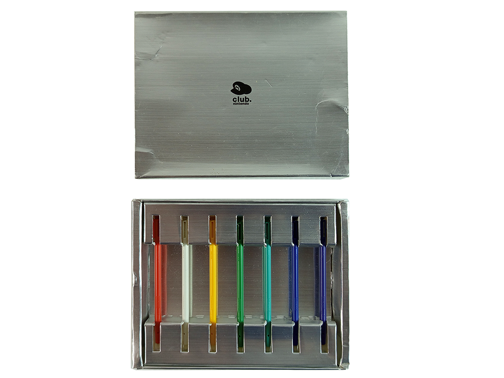 Club Nintendo Original DS Touch pen 7 rainbow color stylus set Limited