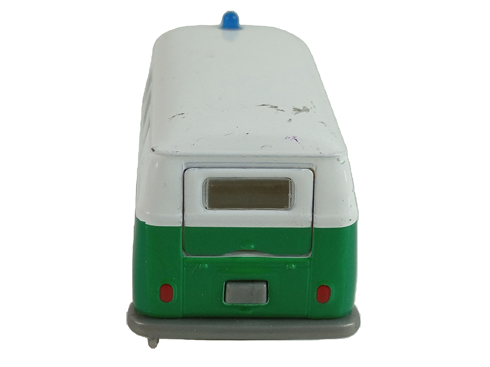 Majorette Volkswagen T1 Polizei Green / White (Car Model)