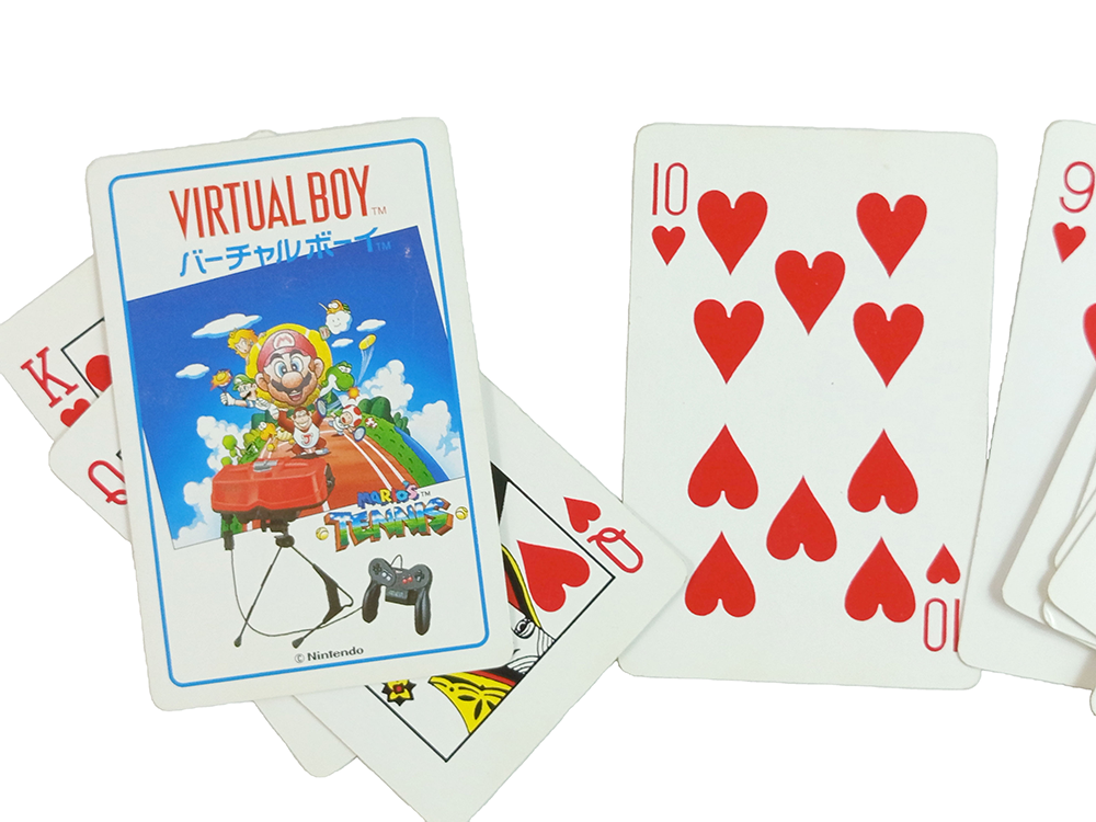 NINTENDO Virtual Boy Mario Playing 52 Card Deck