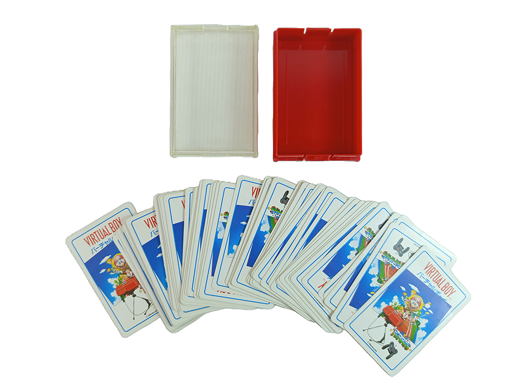 NINTENDO Virtual Boy Mario Playing 52 Card Deck