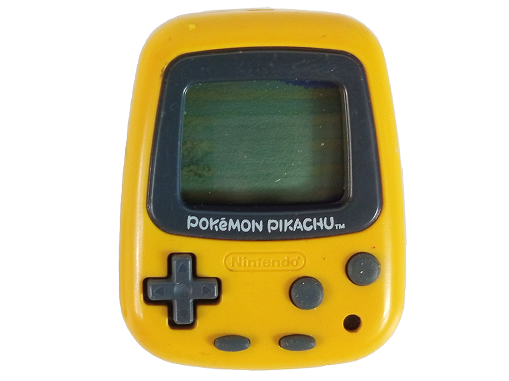 (FOR PARTS)1995 Nintendo Pocket Pikachu Step Counter Pedometer (YELLOW) A