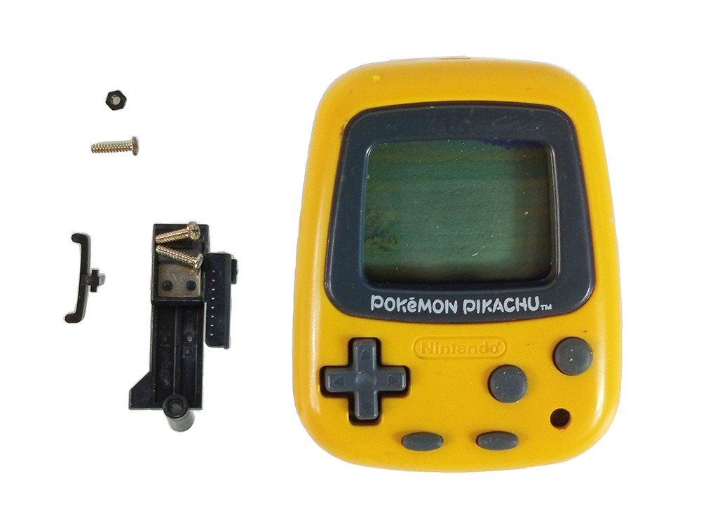 (FOR PARTS)1995 Nintendo Pocket Pikachu Step Counter Pedometer (YELLOW) A