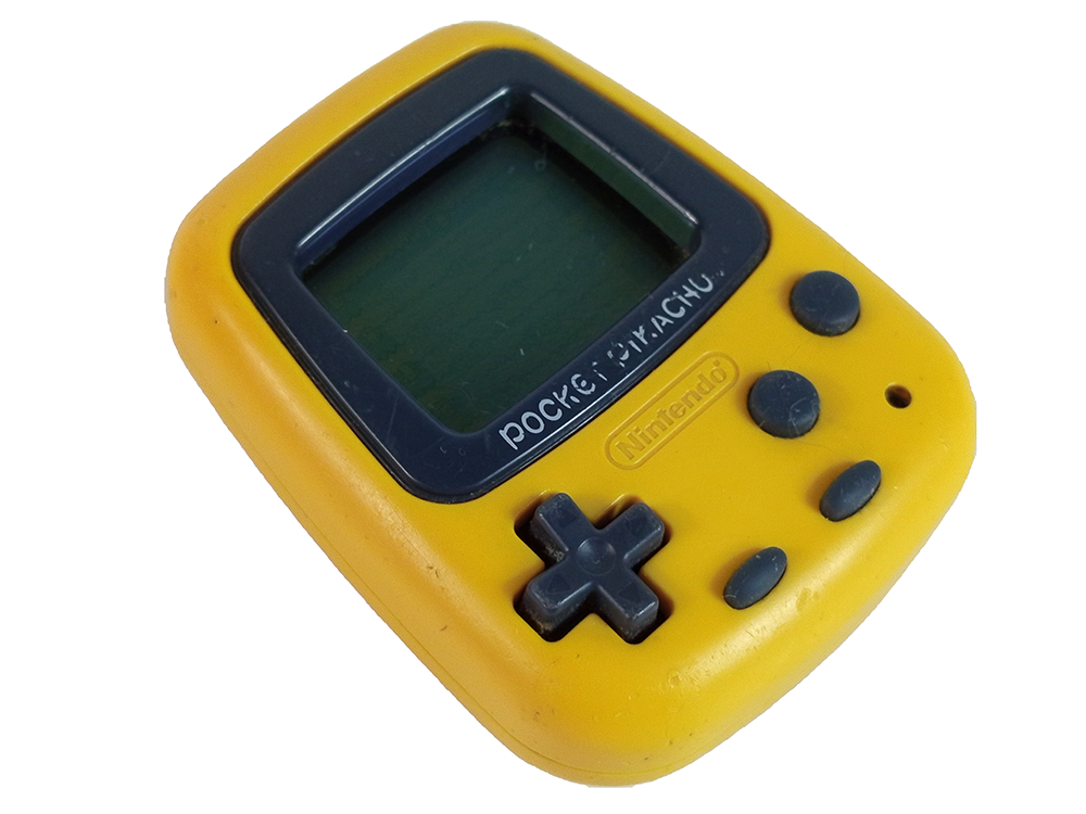 1995 Nintendo Pocket Pikachu Step Counter Pedometer (YELLOW)