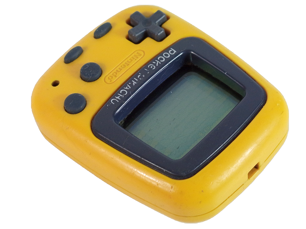 1995 Nintendo Pocket Pikachu Step Counter Pedometer (YELLOW)
