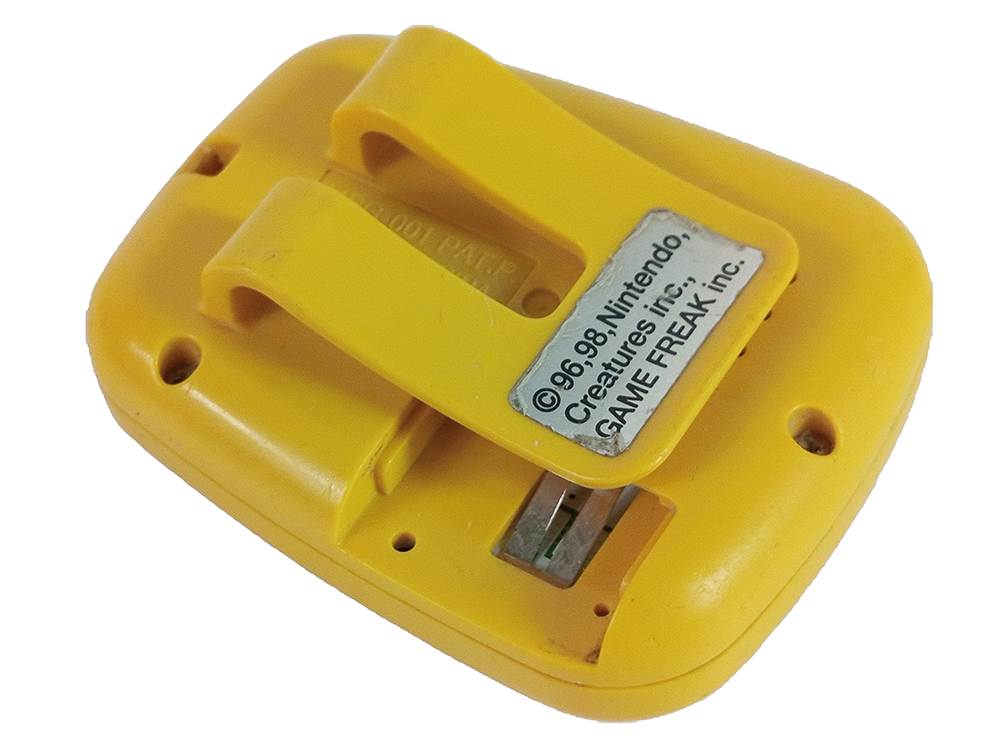 1995 Nintendo Pocket Pikachu Step Counter Pedometer (YELLOW)
