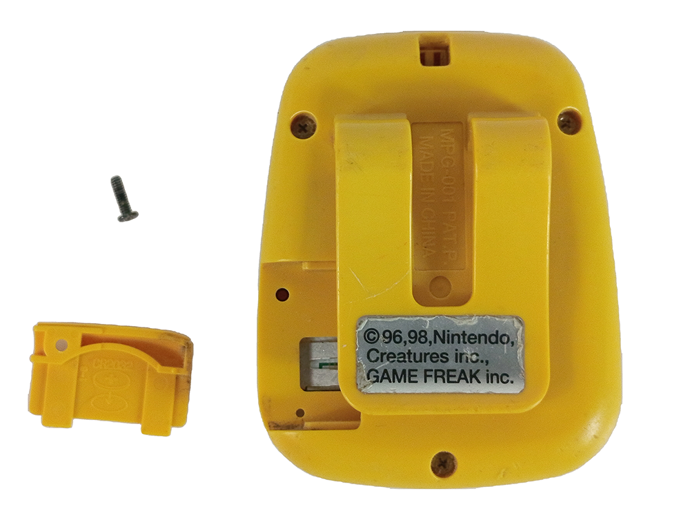 1995 Nintendo Pocket Pikachu Step Counter Pedometer (YELLOW)