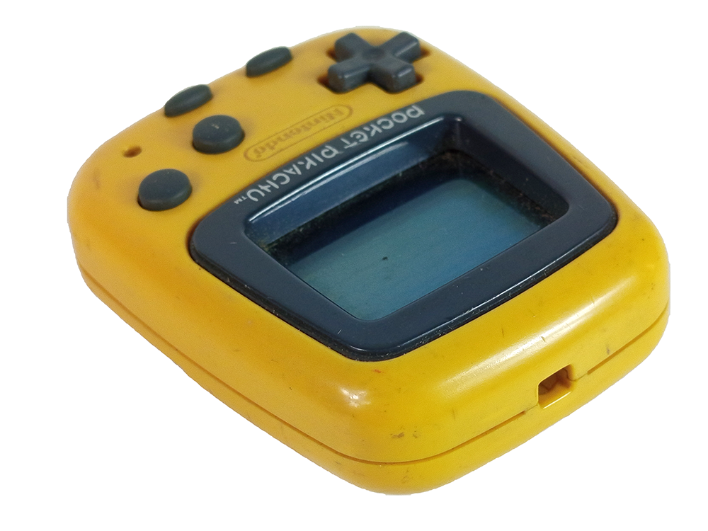 (FOR PARTS) 1995 Nintendo Pocket Pikachu Step Counter Pedometer (YELLOW)