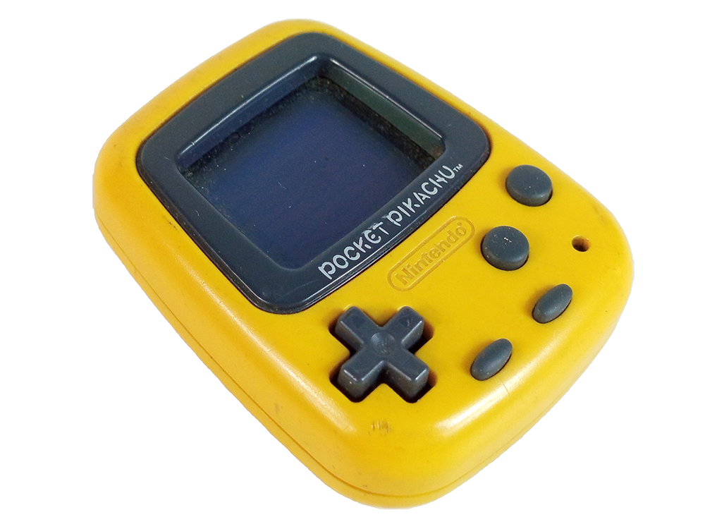 (FOR PARTS) 1995 Nintendo Pocket Pikachu Step Counter Pedometer (YELLOW)
