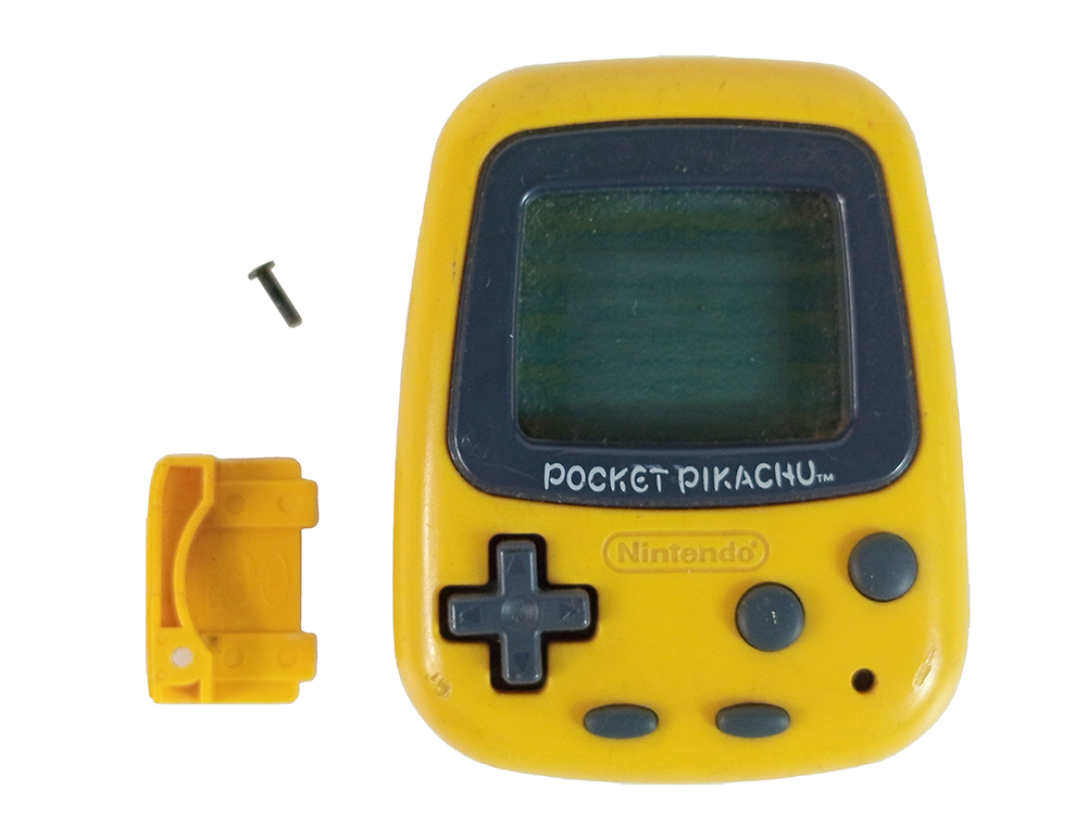 (FOR PARTS) 1995 Nintendo Pocket Pikachu Step Counter Pedometer (YELLOW)