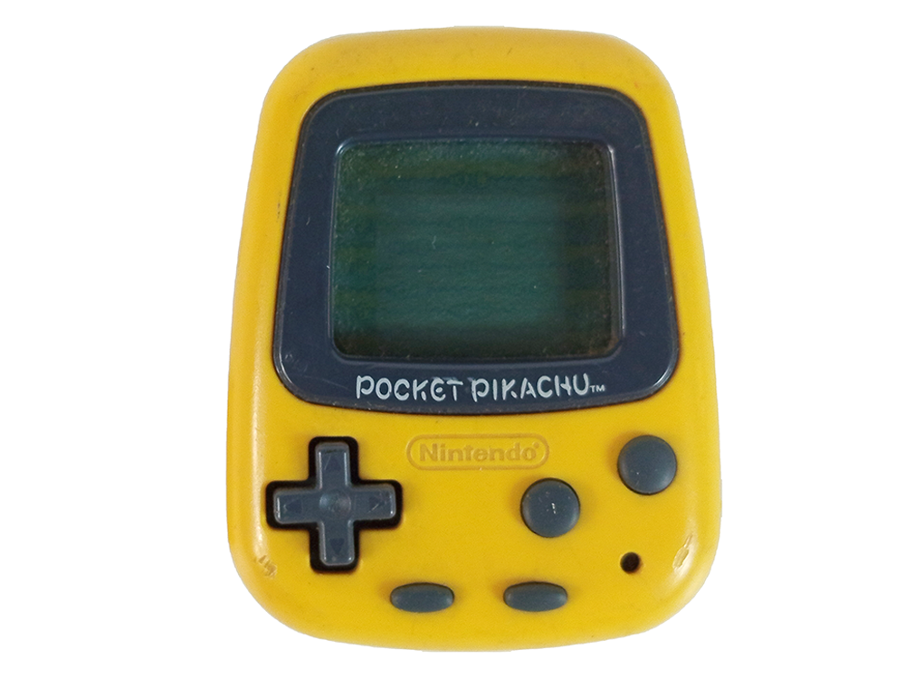 (FOR PARTS) 1995 Nintendo Pocket Pikachu Step Counter Pedometer (YELLOW)
