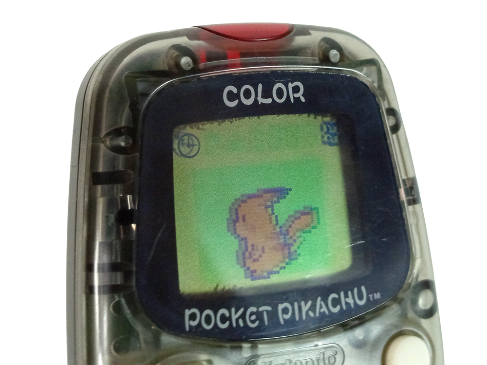 1999 Nintendo Pocket Pikachu COLOR Step Counter Pedometer (CLEAR, CMG-JPN)
