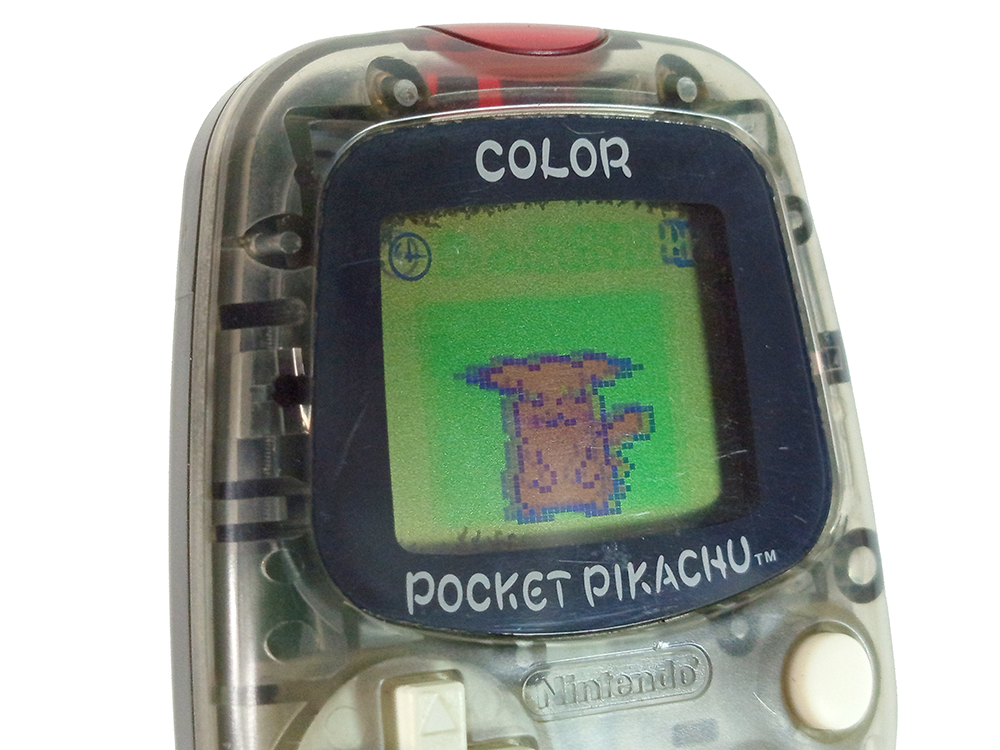 1999 Nintendo Pocket Pikachu COLOR Step Counter Pedometer (CLEAR, CMG-JPN)