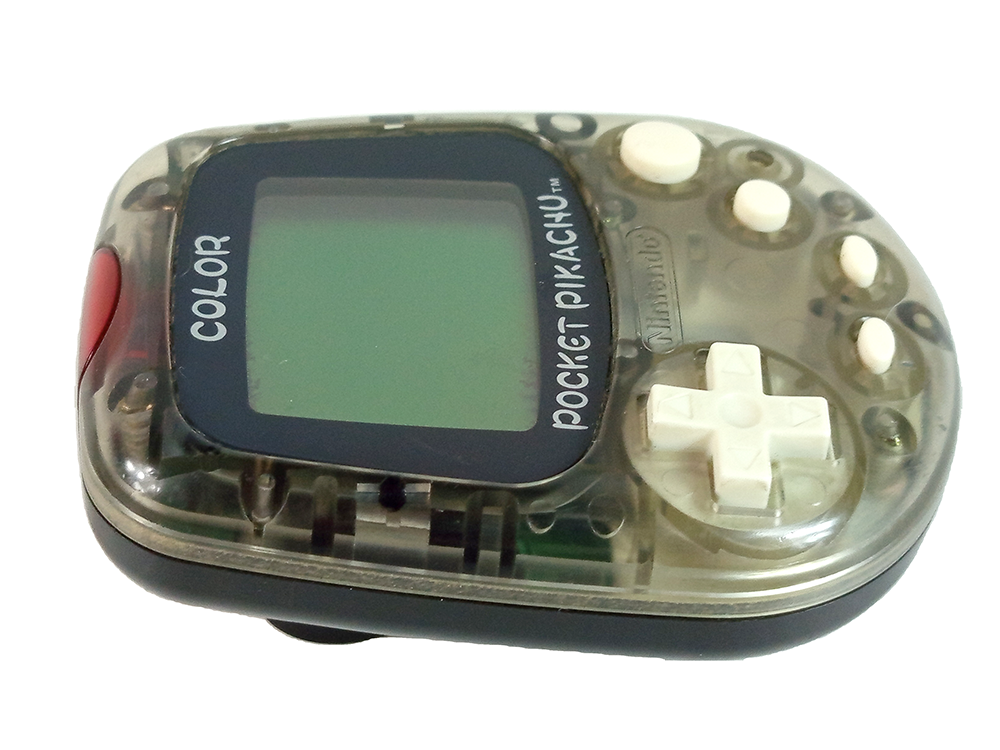 1999 Nintendo Pocket Pikachu COLOR Step Counter Pedometer (CLEAR, CMG-JPN)