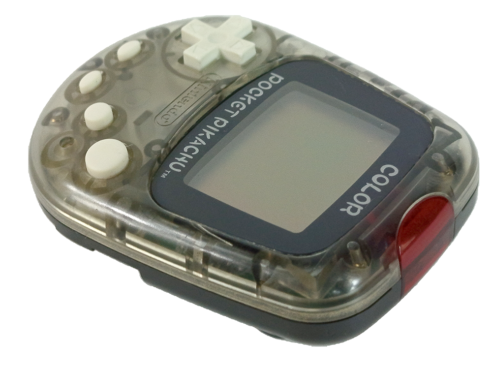 1999 Nintendo Pocket Pikachu COLOR Step Counter Pedometer (CLEAR, CMG-JPN)