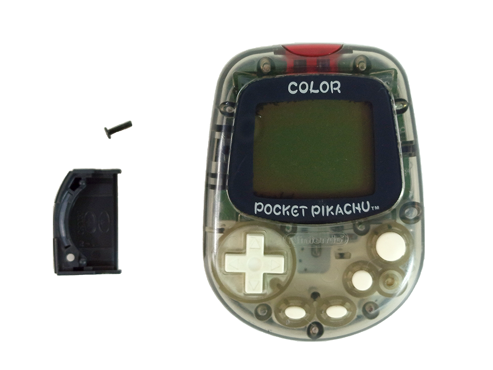 1999 Nintendo Pocket Pikachu COLOR Step Counter Pedometer (CLEAR, CMG-JPN)