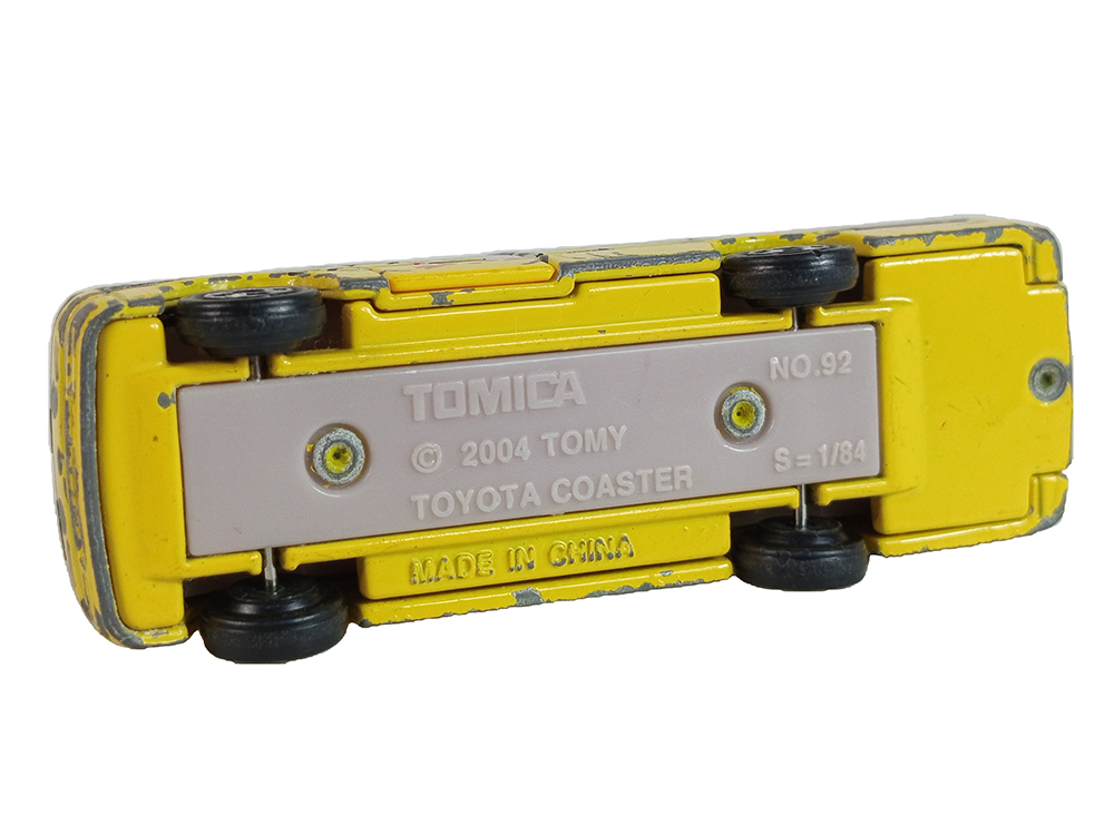2004 TOMY/TOMICA TOYOTA COASTER BUS No. 92 (Car Model, Metal)