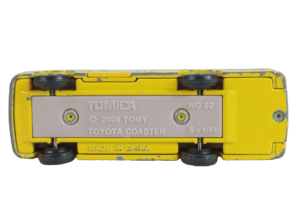 2004 TOMY/TOMICA TOYOTA COASTER BUS No. 92 (Car Model, Metal)