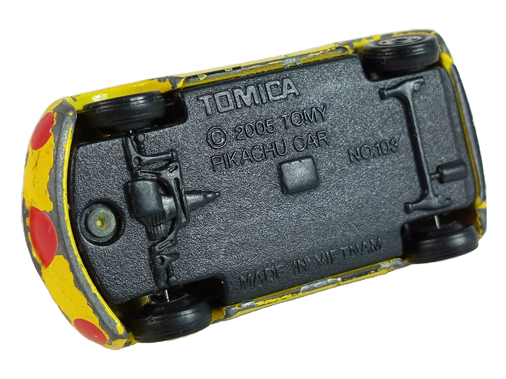 2005 TOMY/TOMICA PIKACHU CAR No. 103 (Diecast Car, Metal)