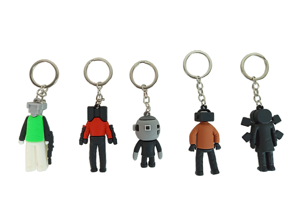 2024 Skibidi Toilet Man Keychain X 5