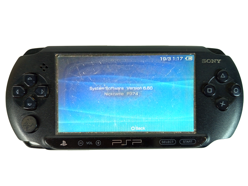 Sony Playstation Portable street (psp-e1003) Handheld (Black)