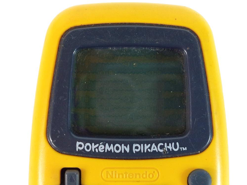 (FOR PARTS) 1995 Nintendo Pocket Pikachu Step Counter Pedometer (YELLOW) B