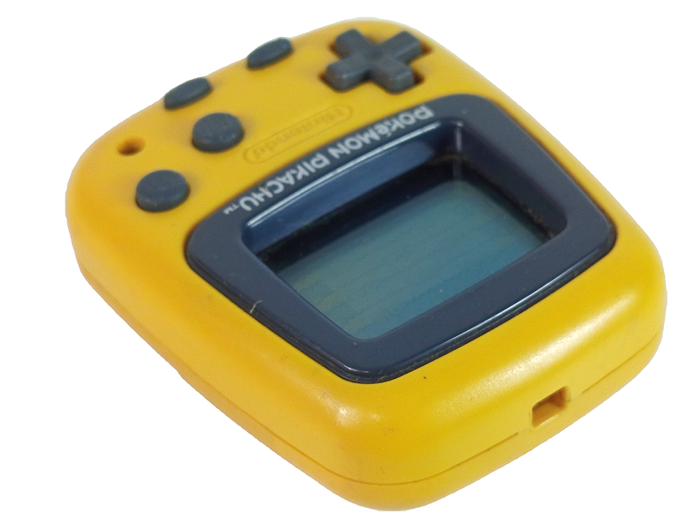 (FOR PARTS) 1995 Nintendo Pocket Pikachu Step Counter Pedometer (YELLOW) B