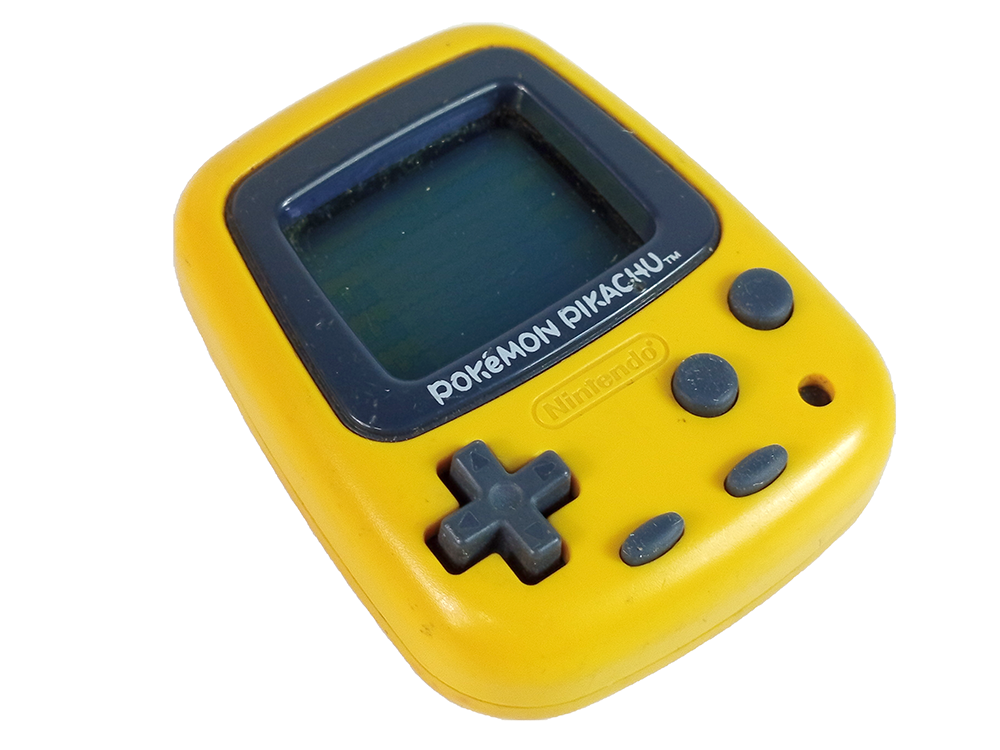 (FOR PARTS) 1995 Nintendo Pocket Pikachu Step Counter Pedometer (YELLOW) B