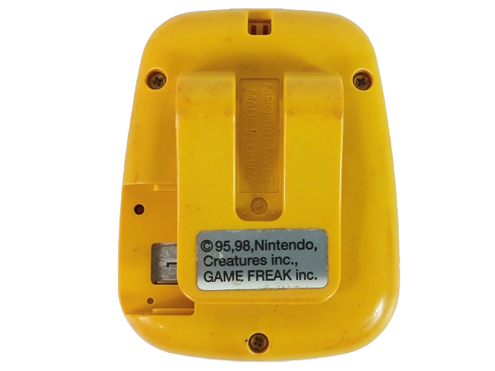 (FOR PARTS) 1995 Nintendo Pocket Pikachu Step Counter Pedometer (YELLOW) B