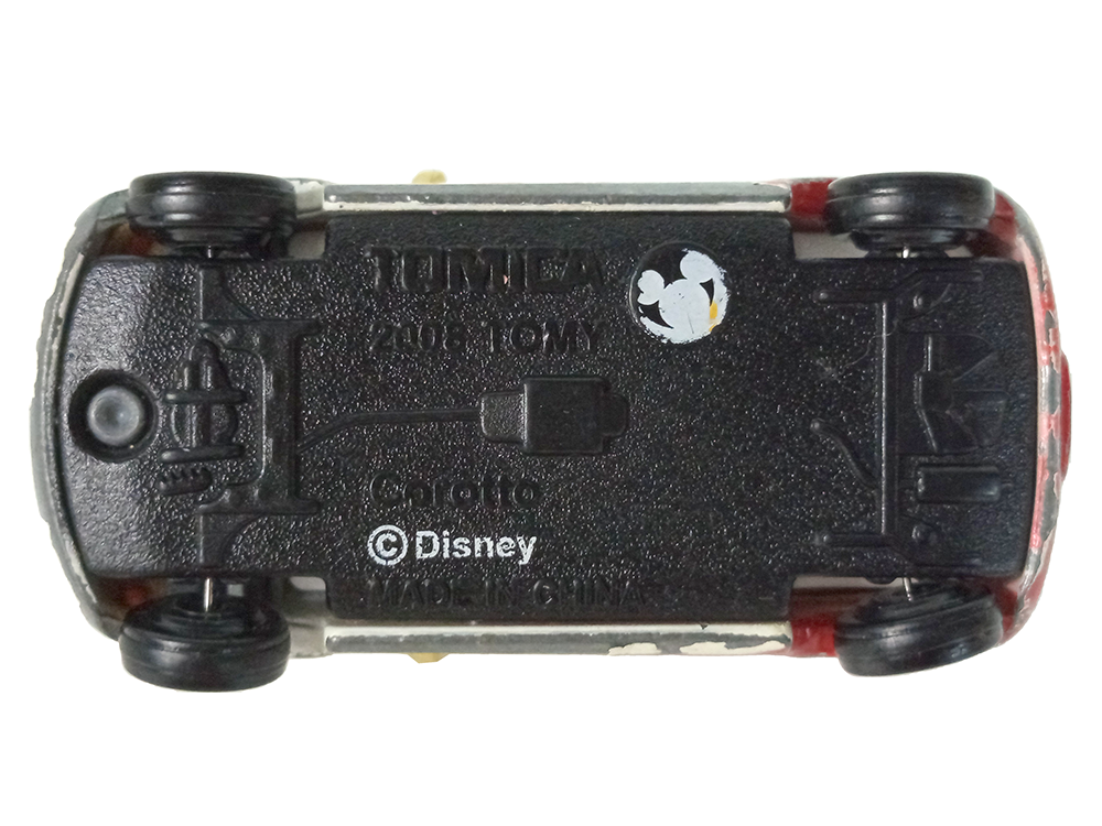 2008 TOMY/TOMICA DISNEY Corot Winnie the Pooh special car Christmas Red (Diecast Car, Metal)