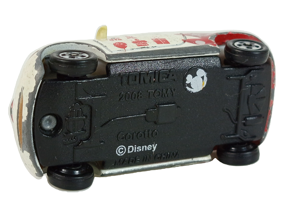 2008 TOMY/TOMICA DISNEY Corot Winnie the Pooh special car Christmas Red (Diecast Car, Metal)