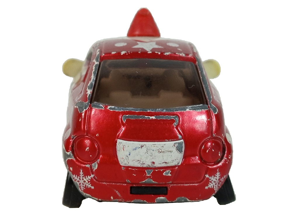 2008 TOMY/TOMICA DISNEY Corot Winnie the Pooh special car Christmas Red (Car Model, Metal)