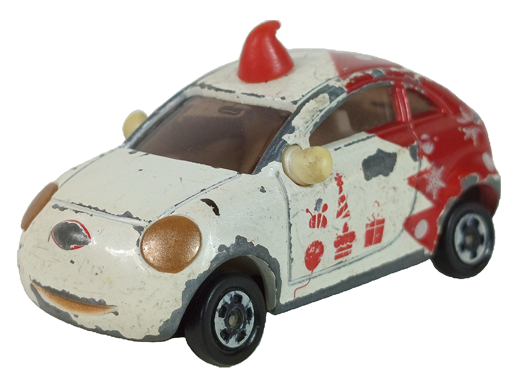 2008 TOMY/TOMICA DISNEY Corot Winnie the Pooh special car Christmas Red (Car Model, Metal)