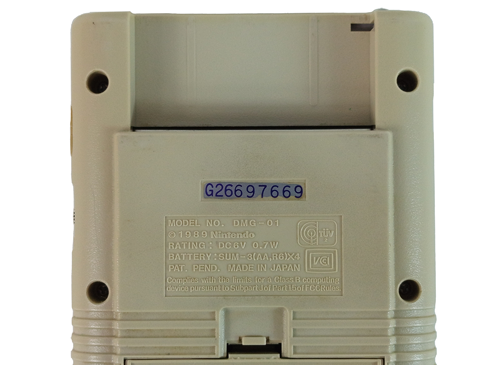 Nintendo Gameboy DMG-01 White G26697669 (System Only)