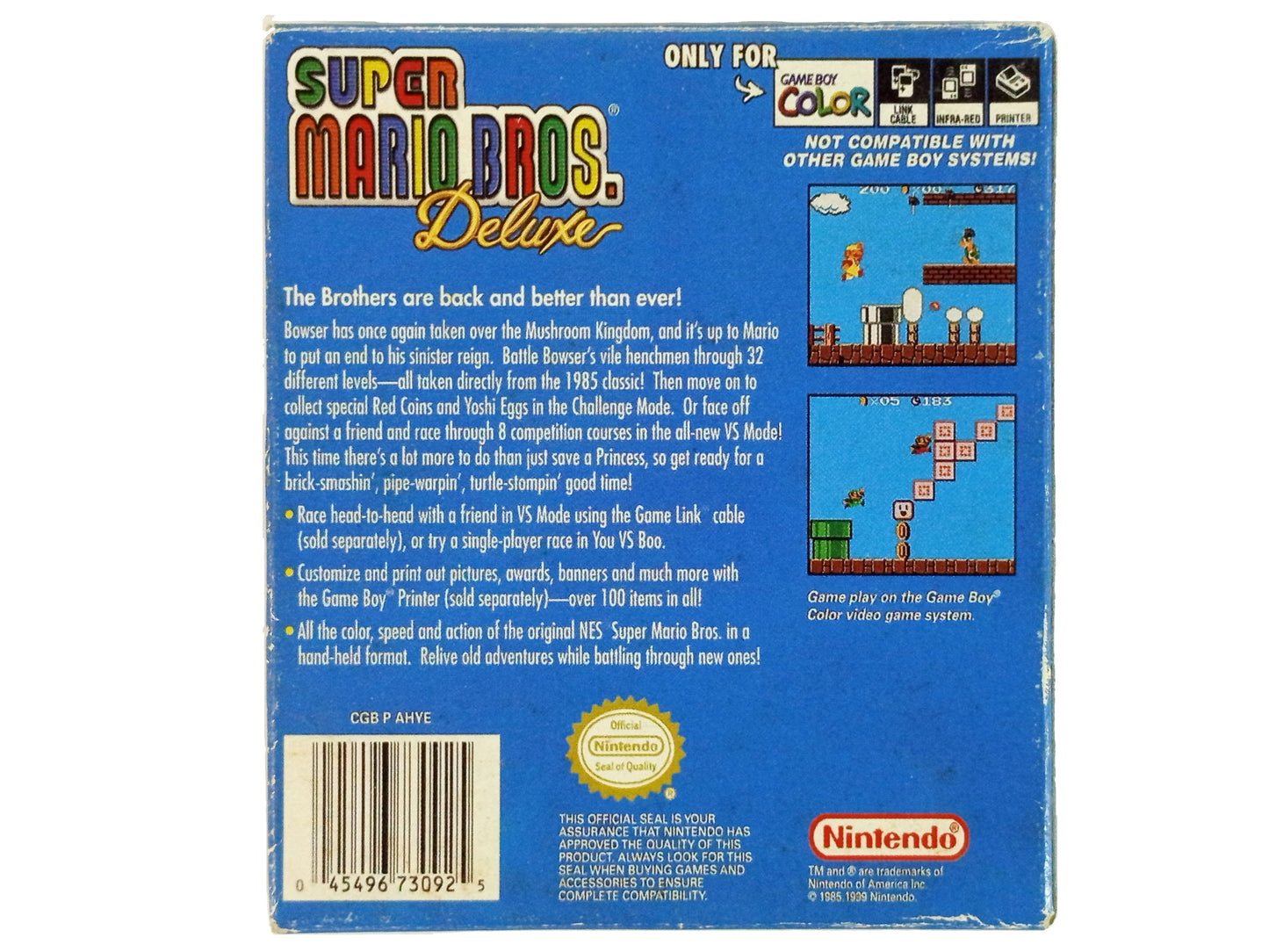 GBC Super Mario Bros. Deluxe (HK VER)