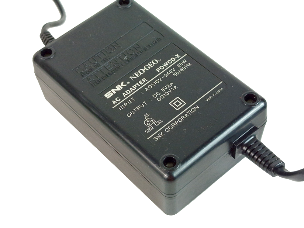 SNK NeoGeo-CD AC Adapter POWCD-X AC110V-240V 28W