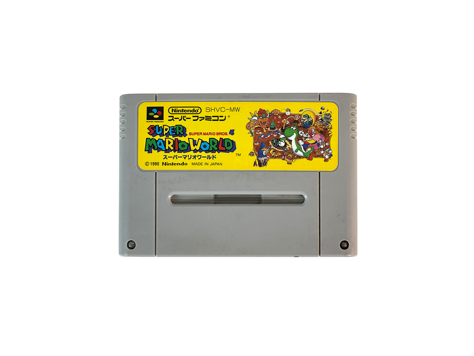 SFC Super Mario World (JPN Ver, Loose Cartridge)