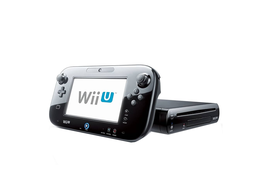 Nintendo WII U System + Gamepad (Black, JPN Ver)