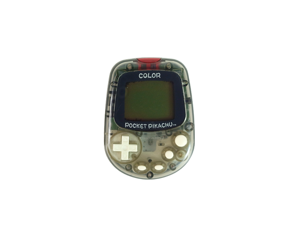 1999 Nintendo Pocket Pikachu COLOR Step Counter Pedometer (CLEAR, CMG-JPN)