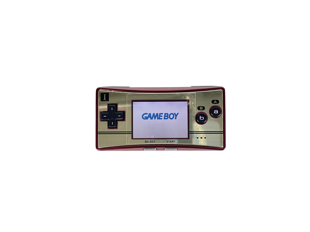 Nintendo Gameboy Advance Micro Happy! Mario 20th Anniversary Red & Gold C/OXY-S-GA-JPN (System only)