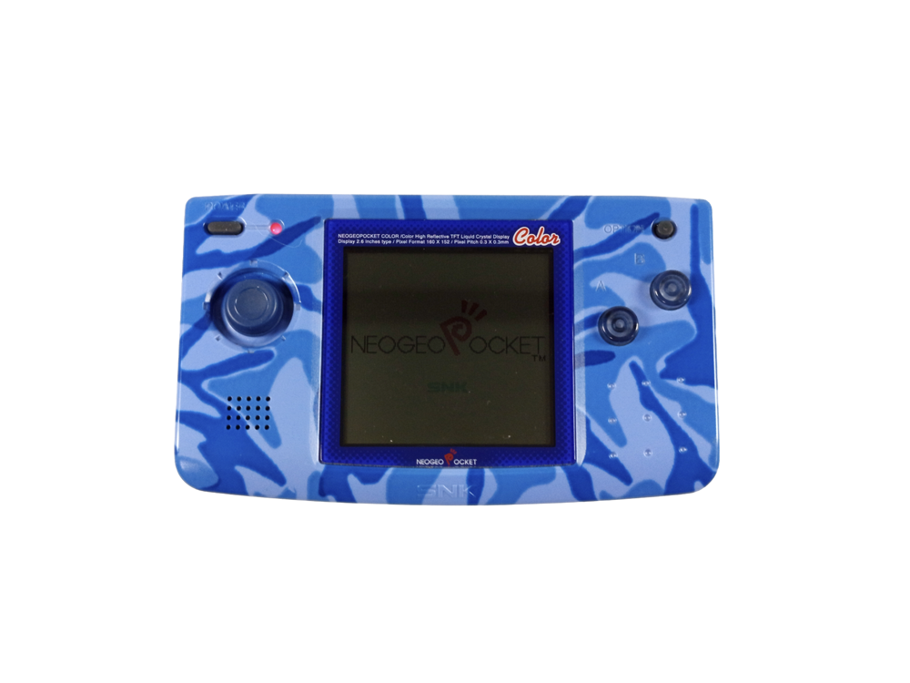 1999 SNK Neo Geo Pocket Color System (Camouflage Blue)