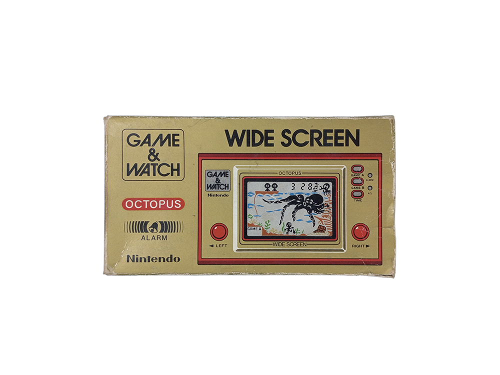 GW Nintendo Game & Watch OCTOPUS Box (OC-22) EMPTY BOX