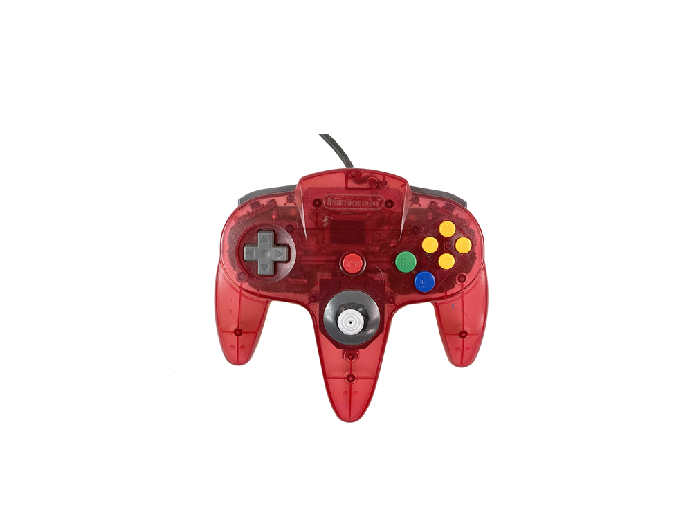 N64 Controller NUS-005 (RED Clear)