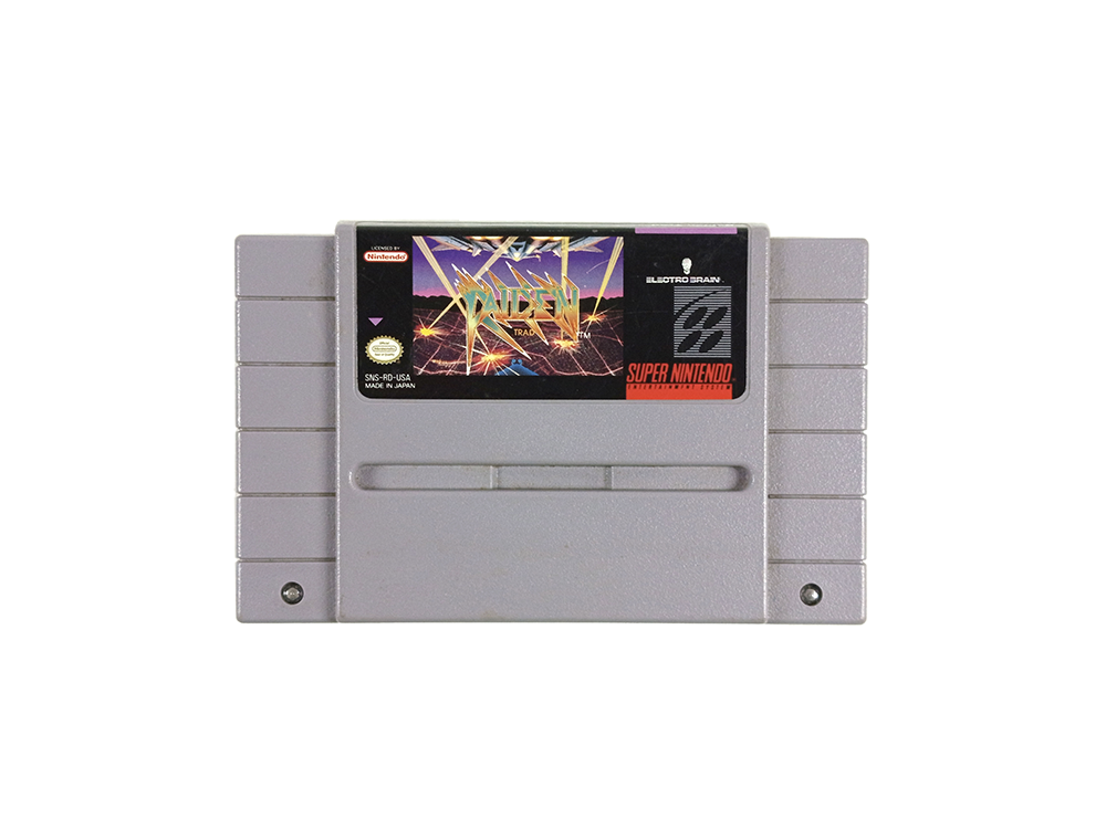 SNES RAIDEN TRAD (US Ver, Loose Cartridge)