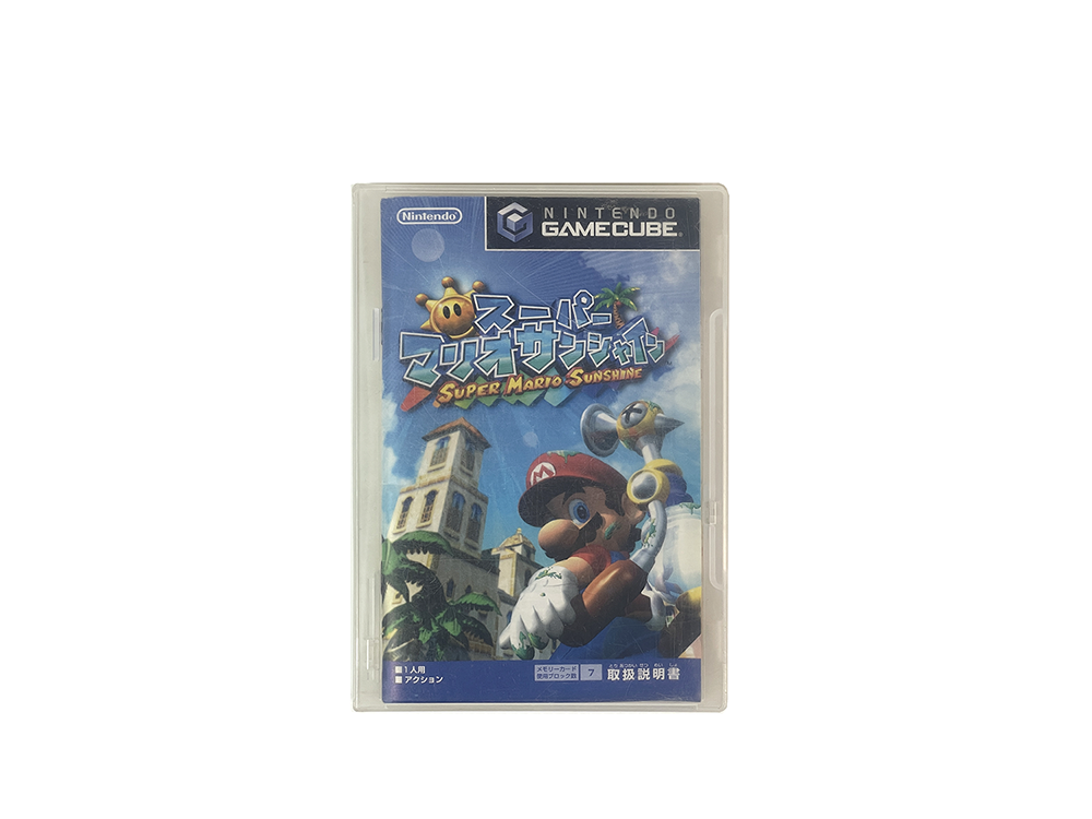 NGC Super Mario Sunshine (JPN Ver, Manual + Disk only)