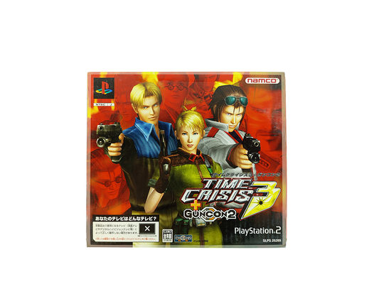 PS2 TIME CRISIS 3 W/ GUNCON 2 (JPN Ver)