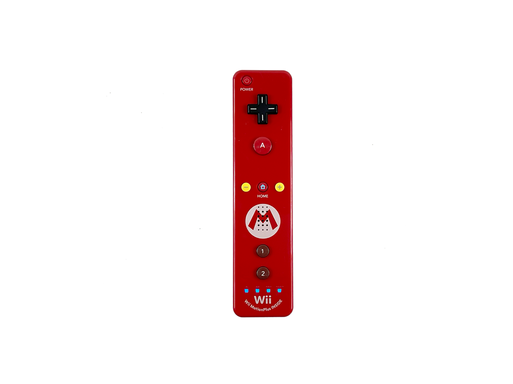 Nintendo Wii Controller + Wii MotionPlus MARIO RVL-036 (JPN Ver)