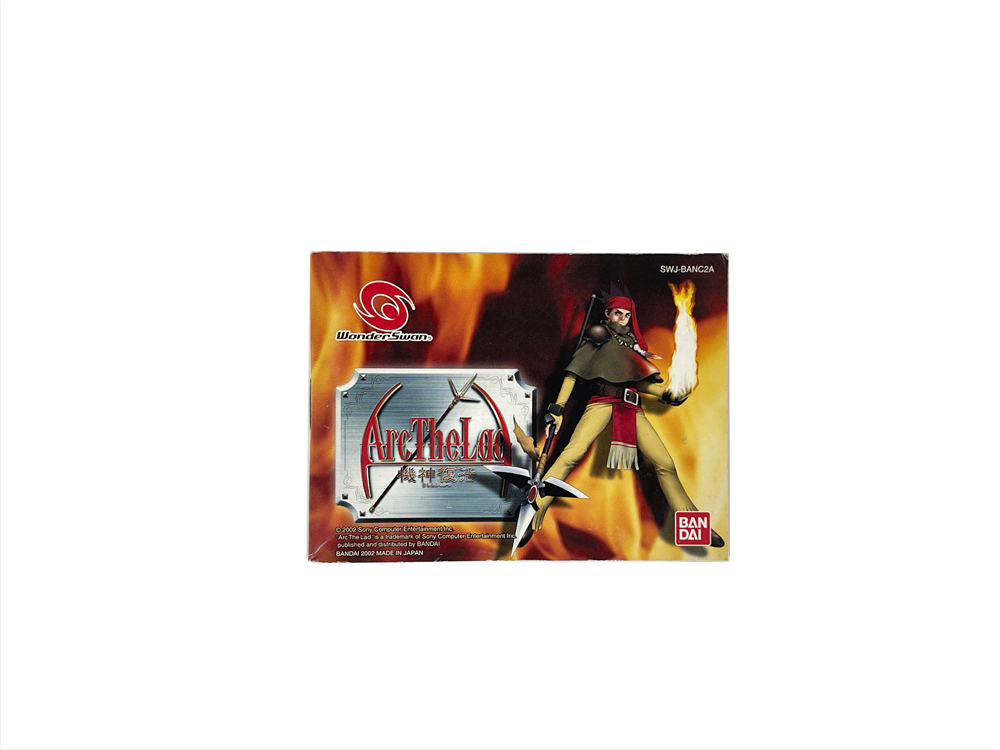 WS Arc the Lad: Kijin Fukkatsu (Manual Instruction Booklet/ JPN Ver)