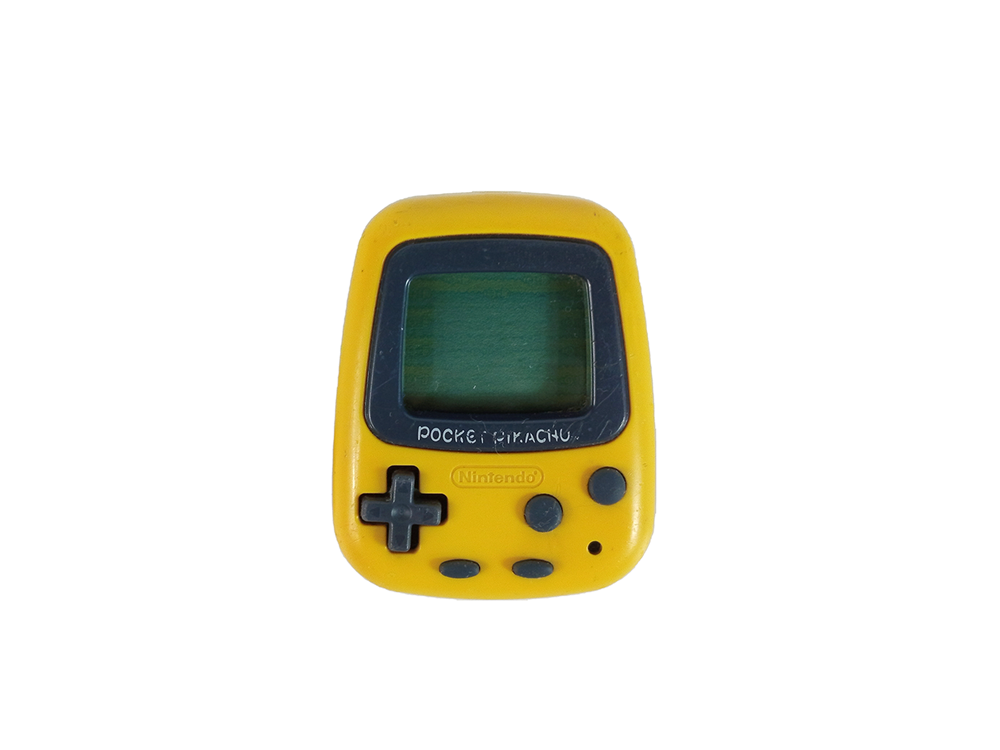 1995 Nintendo Pocket Pikachu Step Counter Pedometer (YELLOW)